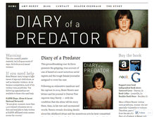 Tablet Screenshot of diaryofapredator.com